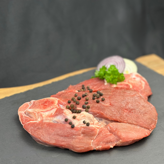 Lamm Keule in Scheiben